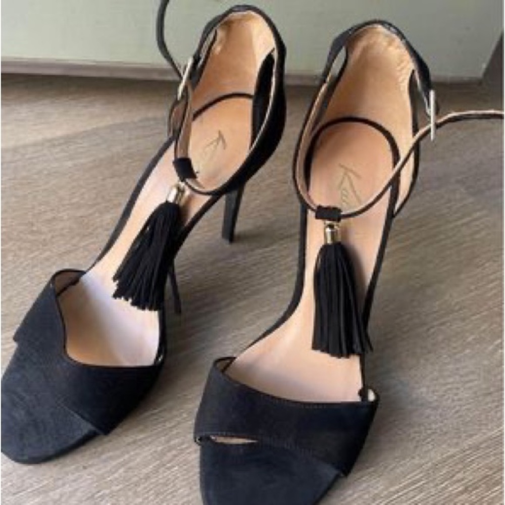 High Heels Size 9 And Matching Envelope Purse-Sue… - image 4